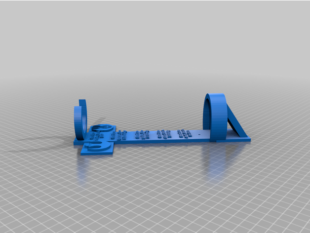 ışın kılıcı duvar binmek katlama ustası 3D print model - Mito3D