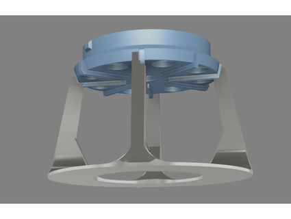 faucon 9 verticale supporter cxc 3d print model - Mito3D