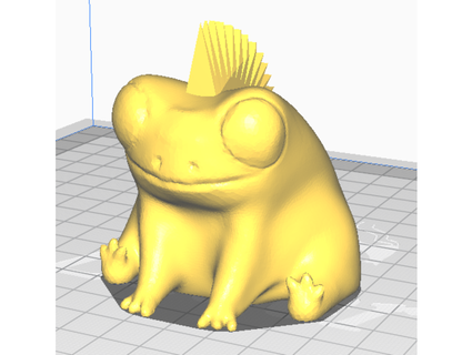 fred frog sick mohawk therarecheeto 3d print model - Mito3D