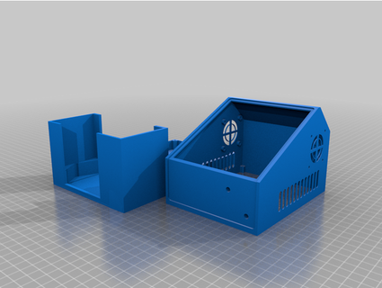 lcd boîte Puissance fourniture enceinte ramasser prier 3d print model - Mito3D
