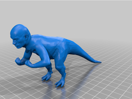 Dwayne rockasaurus Johnson chevynumber3 3d print model - Mito3D