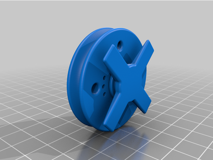 tensioning spool wakemakejakemakes 3d print model - Mito3D