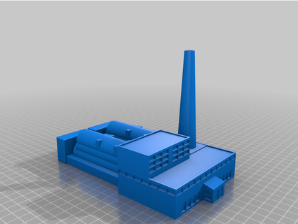 6mm scale powerplant johnmblaz 3d print model - Mito3D