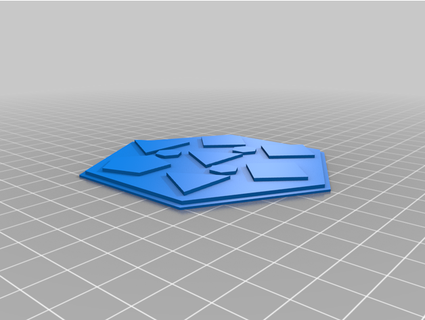 dice mold v1 leonal arrow 3d print model - Mito3D