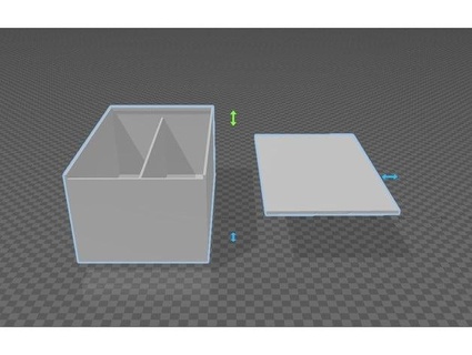 trading carta gioco Conservazione scatola dcrogers 3d print model - Mito3D