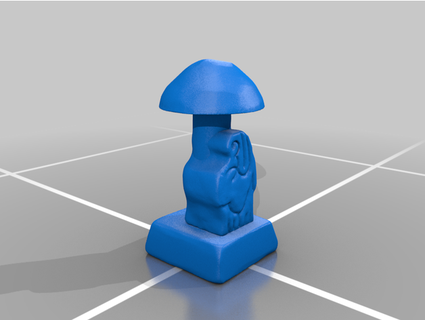aztec mushroom stone trevorsm 3d print model - Mito3D