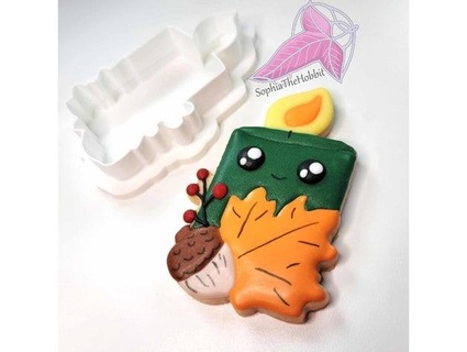 tomber bougie biscuit coupeur sophiathehobbit 3d print model - Mito3D