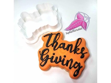thanksgiving cookie cutter sophiathehobbit 3d print model - Mito3D