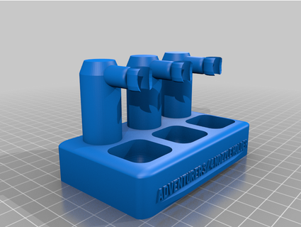 Abenteurer 3 4 Düse Extruder Halter Unterstützung Sauerstoff 3d print model - Mito3D