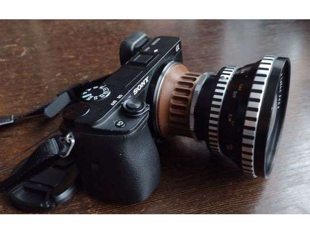 sony Minolta monte m40x075 adaptador panela borscht 3D print model - Mito3D