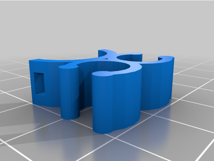 suporte mangueira arnold von creep 3d print model - Mito3D
