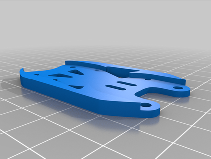 ziguezague pró hdzero placa superior broken fpv 3d print model - Mito3D