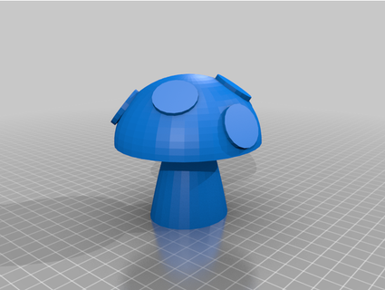 mushroom 24rwarf 3d print model - Mito3D