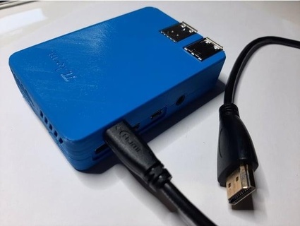 pi kvm v2 caso bainha micro HDMI conector bostjanmi 3d print model - Mito3D
