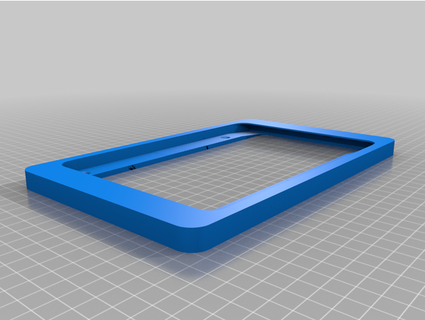 ipad mini 4 slide wall mount eccentrictoast 3d print model - Mito3D