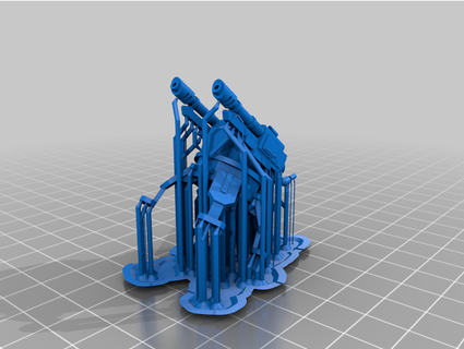tarantula cannon space crusade jevr 33 3d print model - Mito3D