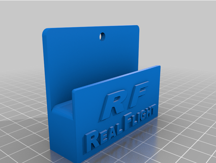realflight trasmettitore Wall Mount rickygode 3d print model - Mito3D