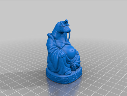 zen walrus techstonedamish 3d print model - Mito3D