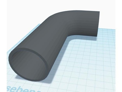 90grad Bogen innenma 40mm Dirksbastelbude 3d print model - Mito3D