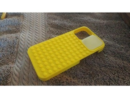 Iphone 12 mini Lego caso bainha privacidade protetor shopsmithvsevil 3d print model - Mito3D