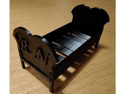 bed trixter santa rampenissens seng eselfjes 3d print model - Mito3D