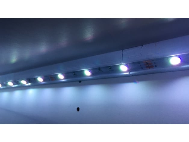LED striplight bar rail lumière platsa lummsky 3D print model - Mito3D