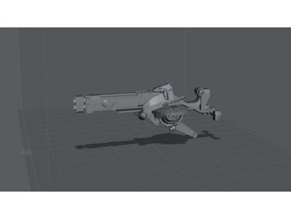 tau fusion gun speeder bike printer friendly armouredlemming 3d print model - Mito3D