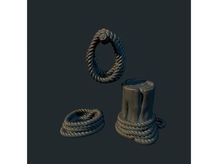 ropes supportless fdm friendly briteminis 3d print model - Mito3D