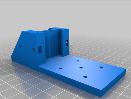 hypercube evolution extruder mount corexy frame v2x pyrosan 3d print model - Mito3D