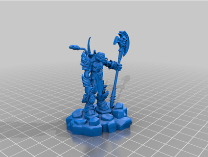 lizard guy remix wyrdonestabletop 3d print model - Mito3D