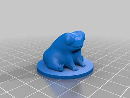 fred frog butt thicc base watdooo 3d print model - Mito3D