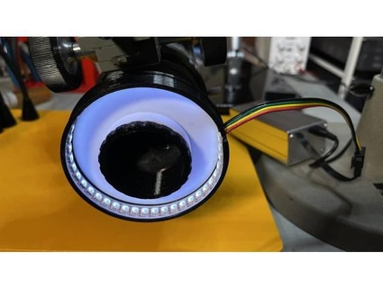 Ring Licht Stereo Mikroskop 48mm Faden Olymp Höhlenmensch 3d print model - Mito3D