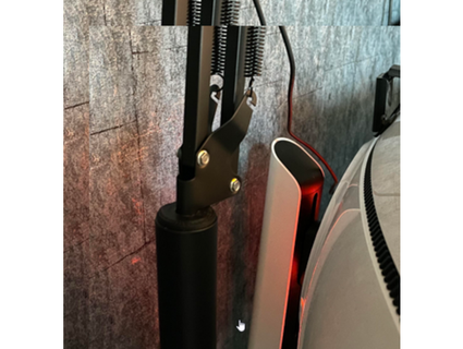 Mikrofon Arm montieren Monitor Tube Straßenpizza 3d print model - Mito3D