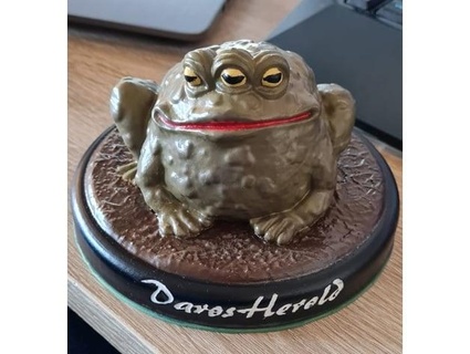 daro three eyed toad theangryseba 3d print model - Mito3D