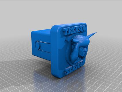 treason season head mount charlie tuna 3d print model - Mito3D