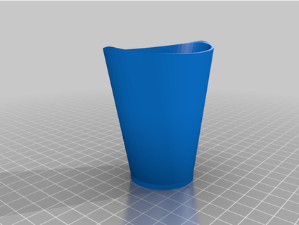 mesa superior basura corneta 3d print model - Mito3D