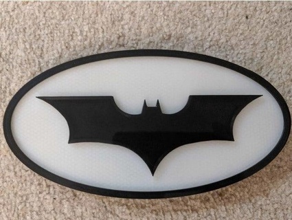 batman logo mur plaque stonedreality 3d print model - Mito3D