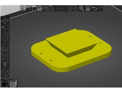 kinect tripod mount velbon ef61 turbolorry 3d print model - Mito3D