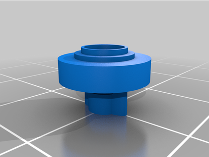 ecovac timone ruota montaggio adattatore tpu daverrimex 3d print model - Mito3D