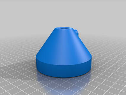 büyüteç Lamba değiştirme kelepçe temel cctvfm 3d print model - Mito3D
