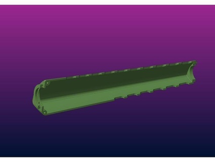 airsoft m16a1 vn handguard manfor 3d print model - Mito3D