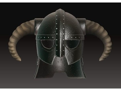 Skyrim Stahl Helm spacelord87 3d print model - Mito3D