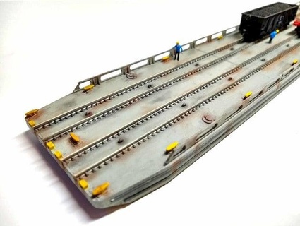 n scale rail car float barge ajkochev 3d print model - Mito3D