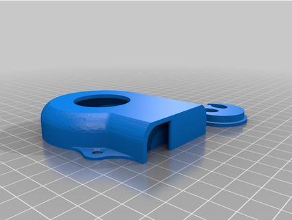 psu ventilador cobrir bainha errante 3d print model - Mito3D