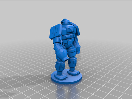 Douane robot figure chaotique 3d print model - Mito3D