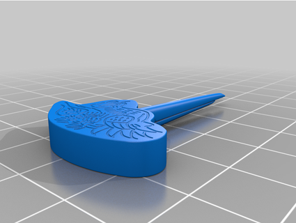 Fenice cravatta pin pcn3dprinting 3d print model - Mito3D