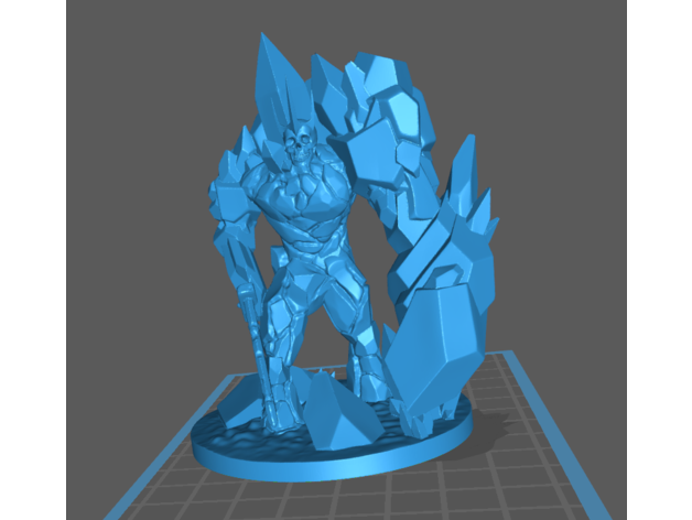 king winter solidblock 3D print model - Mito3D