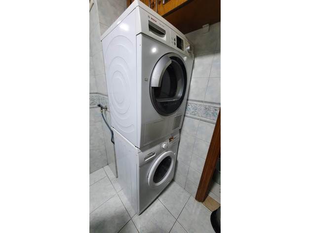 tumble dryer mount washing machine ramcho 3D print model - Mito3D