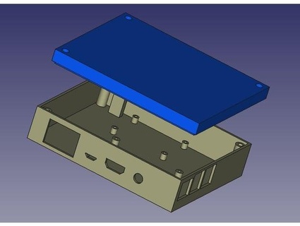 boîte framboise pi 3 + relais double quidam3d 3d print model - Mito3D