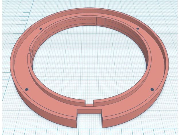 neopiksel 24 Led 85mm yüzük binmek sistem işleri 3D print model - Mito3D